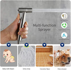 Stainless Steel Handheld Bidet Sprayer Set – Premium Self-Cleaning Bathroom Faucet Noels Strive
