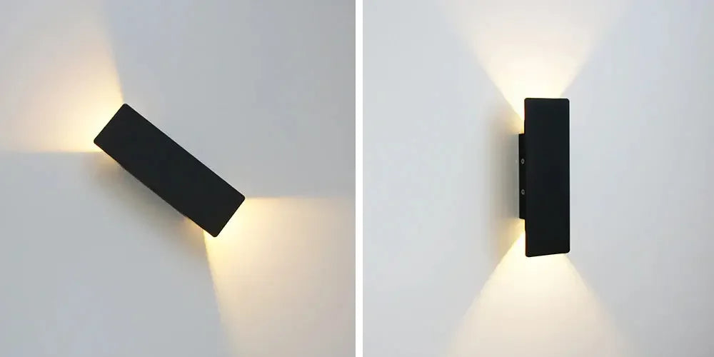 Modern Minimalist Aluminum LED Wall Sconce Interior Accent Living Room Lighting Noels Strive