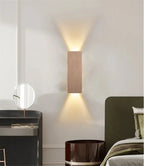 Modern Minimalist Aluminum LED Wall Sconce Interior Accent Living Room Lighting Noels Strive
