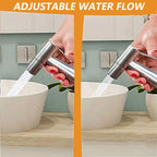 Stainless Steel Handheld Bidet Sprayer Set – Premium Self-Cleaning Bathroom Faucet Noels Strive