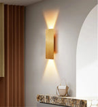 Modern Minimalist Aluminum LED Wall Sconce Interior Accent Living Room Lighting Noels Strive