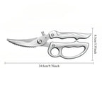 Professional Heavy-Duty Kitchen Shears – Spring-Loaded Poultry & Bone Snips Noels Strive