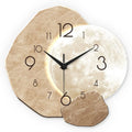 Modern Minimalist Moon Wall Clock – Silent Quartz Wooden Decor for Living Room Noels Strive