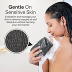 Soft Exfoliating Scrub Bath Towel – Back Scrubber & Cleansing Cloth for Body Care Noels Strive