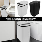 Smart 12L Touchless Infrared Trash Can – Waterproof Automatic Bin for Kitchen & Bath Noels Strive