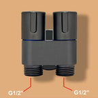 Handheld Bidet Toilet Sprayer Set – Double Outlet Angle Valve & Shower for Bathroom Noels Strive