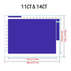 Vintage Sewing Machine Stamped Cross Stitch Kit – DIY Embroidery Set for Adult Beginners Noels Strive