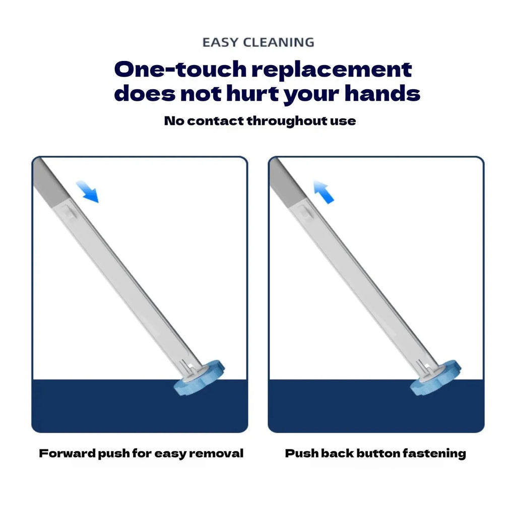 Wall Mounted Silicone Toilet Brush – Long-Handled Soft Bristle Cleaner with Holder Noels Strive