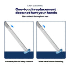 Wall Mounted Silicone Toilet Brush – Long-Handled Soft Bristle Cleaner with Holder Noels Strive