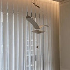 Handcrafted Natural Wood Flying Seagull - Hanging Mobile Decor for Nursery & Kids Noels Strive
