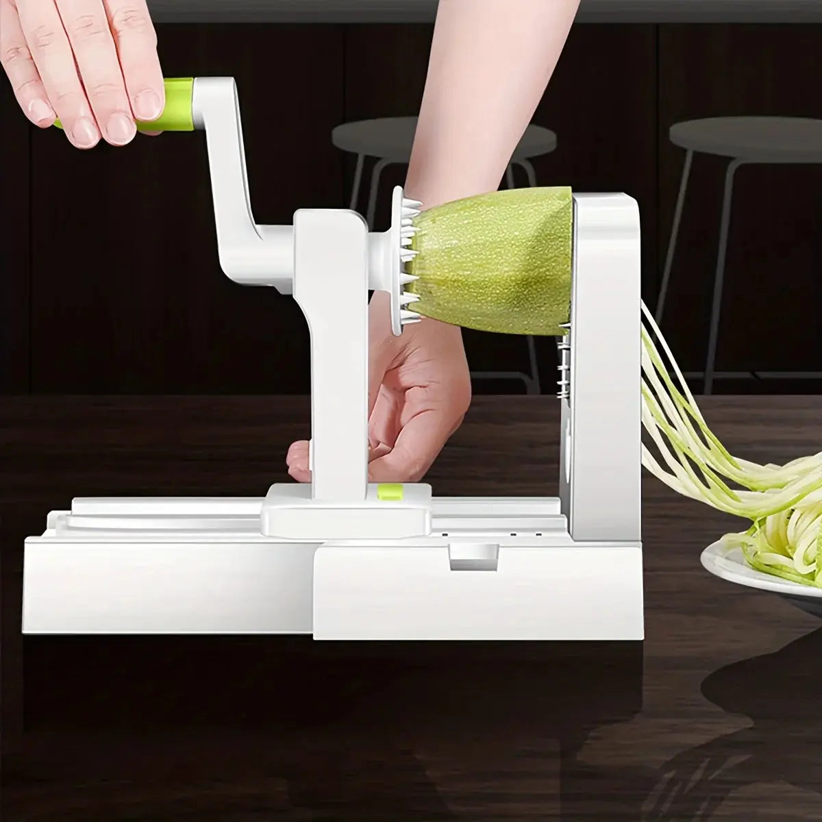 Stainless Steel Potato & Noodle Maker – Professional Vegetable Spiralizer for Salads Noels Strive