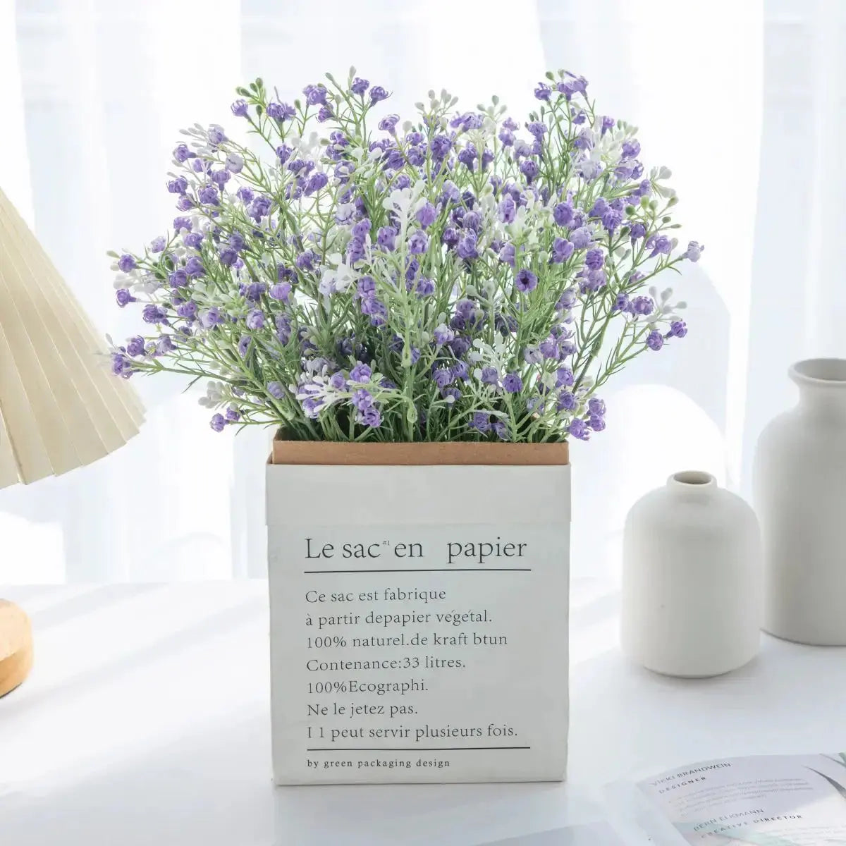 Premium Artificial Gypsophila Bouquet – Silk Baby's Breath for Wedding & Home Decor Noels Strive