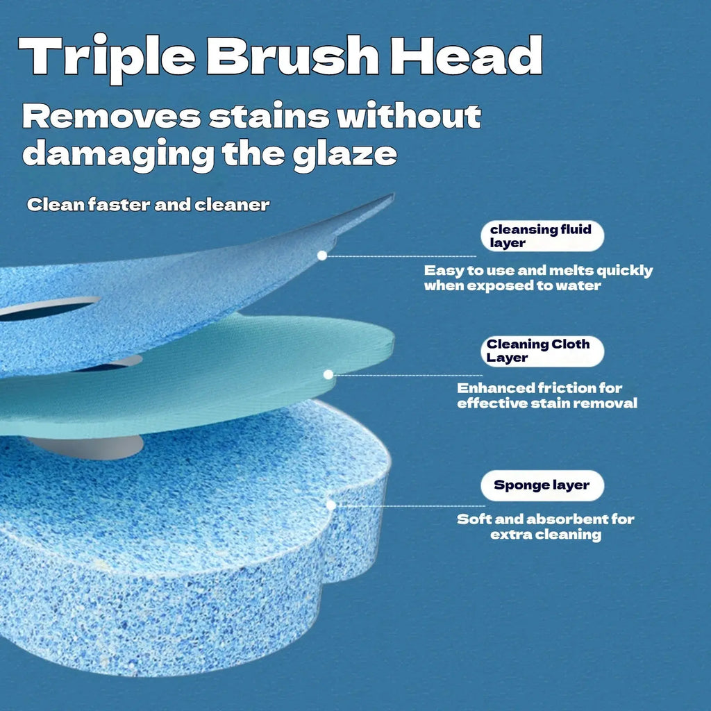 Wall Mounted Silicone Toilet Brush – Long-Handled Soft Bristle Cleaner with Holder Noels Strive