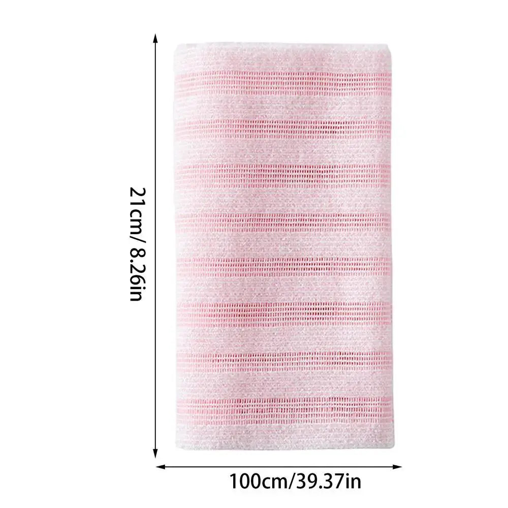 Soft Exfoliating Scrub Bath Towel – Back Scrubber & Cleansing Cloth for Body Care Noels Strive