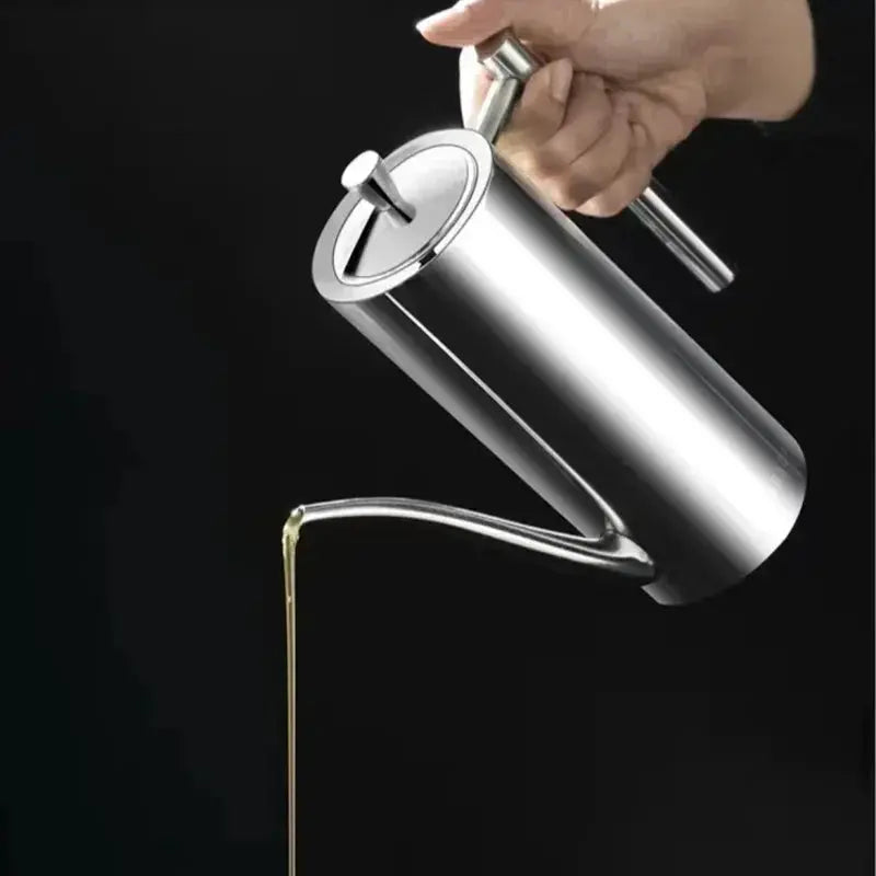 Premium 304 Stainless Steel Oil Pot – Dustproof & Leak-Proof Kitchen Storage Bottle Noels Strive