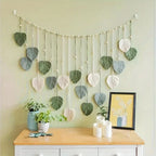 Modern Bohemian Macrame Feather Wall Art – Hand-Woven Tapestry for Home Decoration Noels Strive