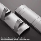 Modern Folding Door Hooks – Nail-Free Wall Rack for Towels, Coats & Kitchen Gear Noels Strive