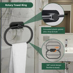 Premium 4-Piece Brushed Nickel Bathroom Set – 304 Stainless Steel Towel Bar & Hardware Noels Strive