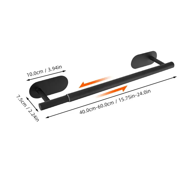 Premium 4-Piece Brushed Nickel Bathroom Set – 304 Stainless Steel Towel Bar & Hardware Noels Strive