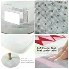 European Style Faux Stone Welcome Carpet – Non-Slip Entrance Rug for Living Room Noels Strive