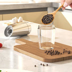 Automatic Electric Salt & Pepper Grinder Set – Adjustable Spice Mill with LED Light Noels Strive