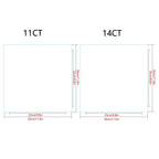 Handcrafted Garland Stamped Cross Stitch Kit – DIY Embroidery Set for Home Wall Decor Noels Strive