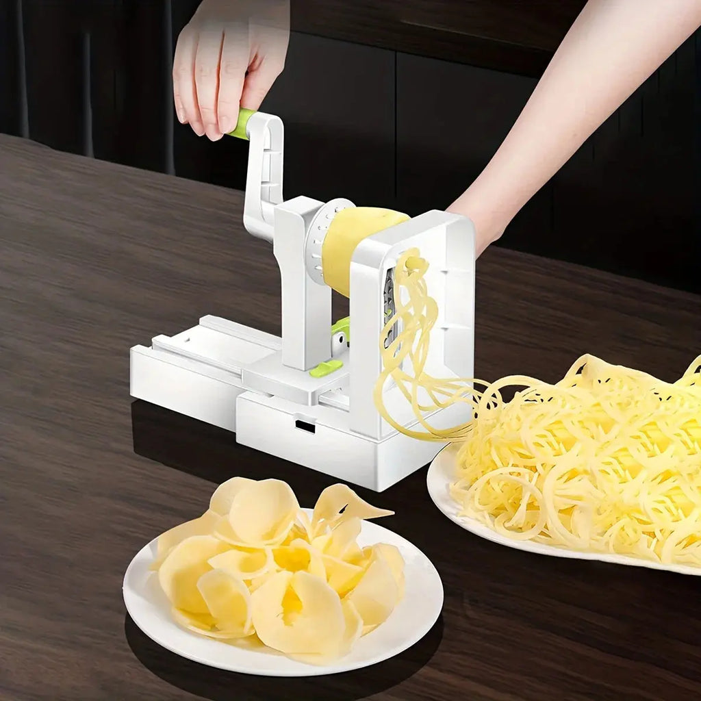Stainless Steel Potato & Noodle Maker – Professional Vegetable Spiralizer for Salads Noels Strive