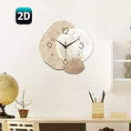 Modern Minimalist Moon Wall Clock – Silent Quartz Wooden Decor for Living Room Noels Strive