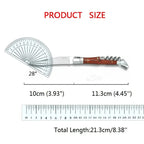 Laguiole Folding Pocket Knife – Portable Stainless Steel Steak Knife with Corkscrew Noels Strive