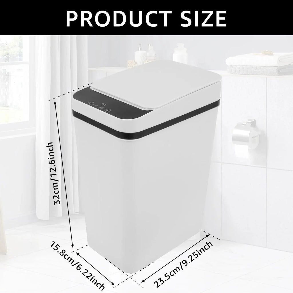Smart 12L Touchless Infrared Trash Can – Waterproof Automatic Bin for Kitchen & Bath Noels Strive