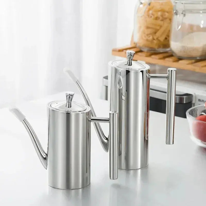 Premium 304 Stainless Steel Oil Pot – Dustproof & Leak-Proof Kitchen Storage Bottle Noels Strive