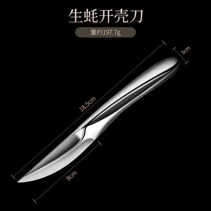 Premium Thickened Stainless Steel Oyster Knife – Commercial Grade Shell Opener Noels Strive