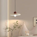 Nordic Cream Flying Saucer Pendant Light – Modern Hanging Lamp for Bedroom & Dining Noels Strive