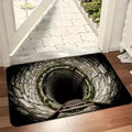 3D Visual Illusion City Pit Doormat – Realistic Non-Slip Entrance Mat for Home Living Room Noels Strive