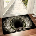 3D Visual Illusion City Pit Doormat – Realistic Non-Slip Entrance Mat for Home Living Room Noels Strive