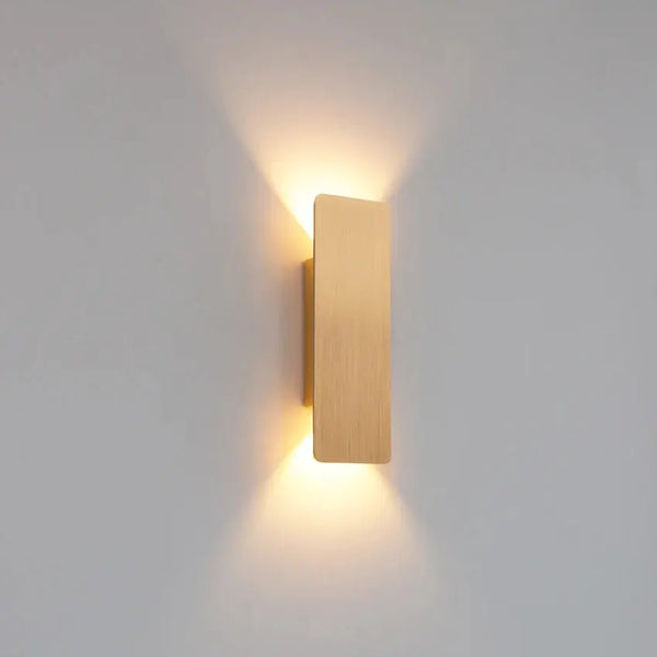 Modern Minimalist Aluminum LED Wall Sconce Interior Accent Living Room Lighting Noels Strive