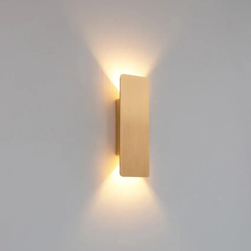Modern Minimalist Aluminum LED Wall Sconce Interior Accent Living Room Lighting Noels Strive