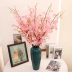 109cm Artificial Silk Cherry Blossom Branch – Long Stem Wedding & Event Wall Decor Noels Strive