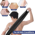 Soft Exfoliating Scrub Bath Towel – Back Scrubber & Cleansing Cloth for Body Care Noels Strive