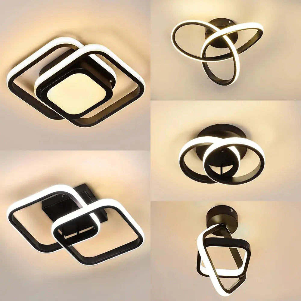 Modern Geometric LED Ceiling Light – Minimalist Aisle & Corridor Accent Lighting Noels Strive