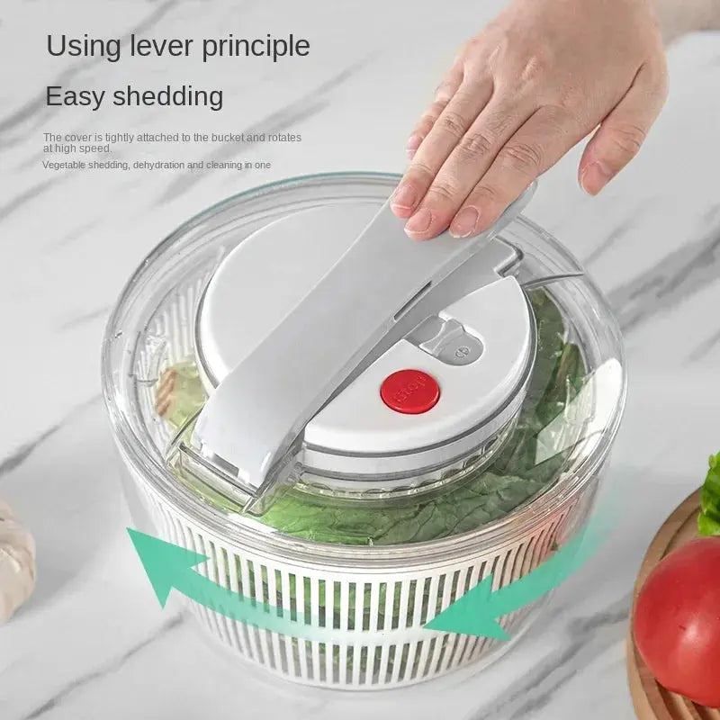 Professional 3L Vegetable Salad Spinner – Multifunctional Lettuce Leaf Washer & Dryer Noels Strive