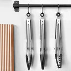 Premium Silicone Kitchen Tongs – Non-Stick Heat Resistant Serving Tongs for BBQ & Salad Noels Strive