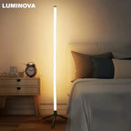 Smart APP Control Corner Floor Lamp – RGB Music Sync Standing Light for Living Room Noels Strive