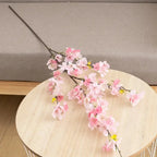 109cm Artificial Silk Cherry Blossom Branch – Long Stem Wedding & Event Wall Decor Noels Strive