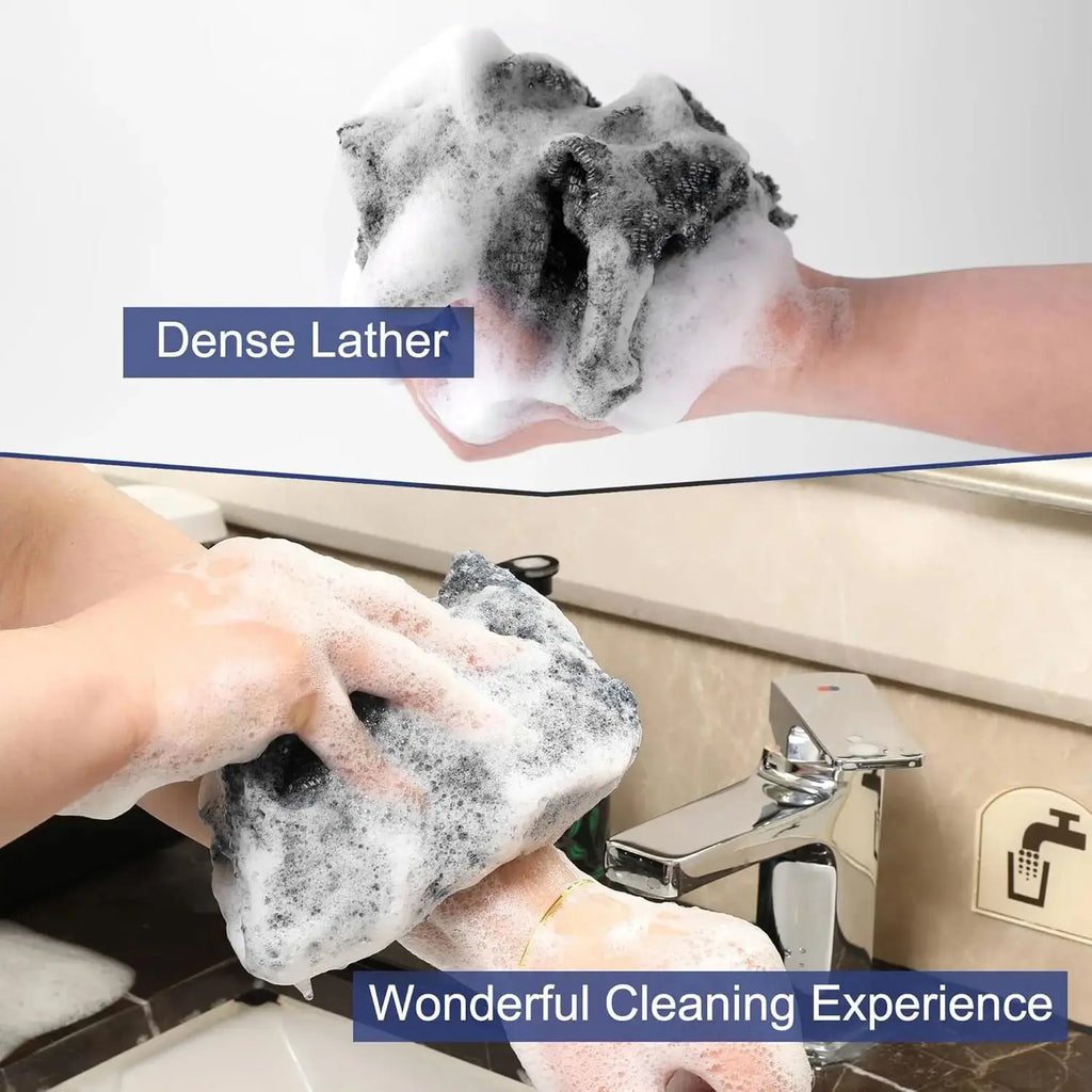 Soft Exfoliating Scrub Bath Towel – Back Scrubber & Cleansing Cloth for Body Care Noels Strive