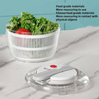 Professional 3L Vegetable Salad Spinner – Multifunctional Lettuce Leaf Washer & Dryer Noels Strive