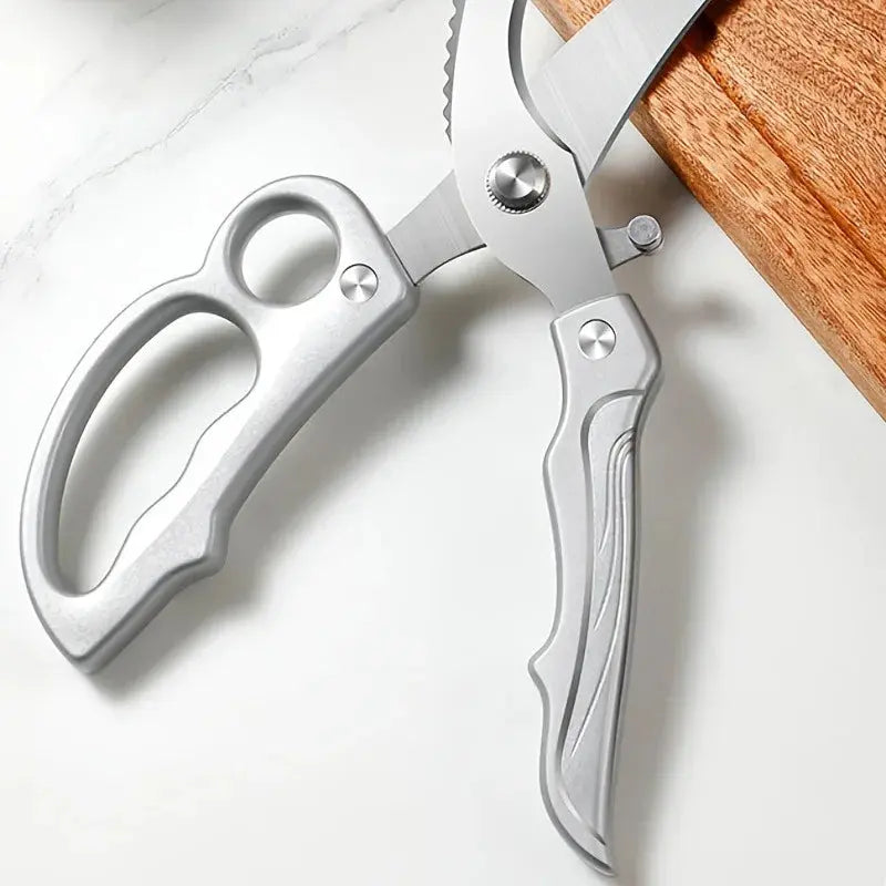 Professional Heavy-Duty Kitchen Shears – Spring-Loaded Poultry & Bone Snips Noels Strive