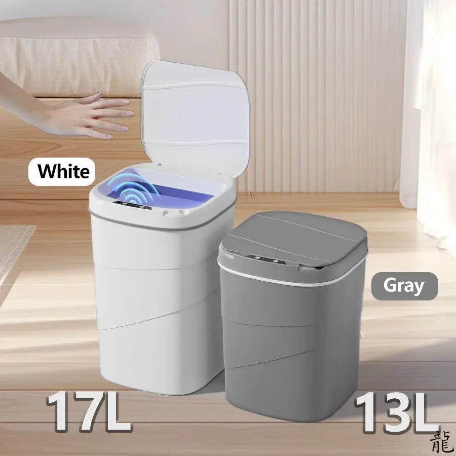 Smart Sensor Touchless Automatic Trash Can – Battery Powered Bin for Bathroom & Office Noels Strive