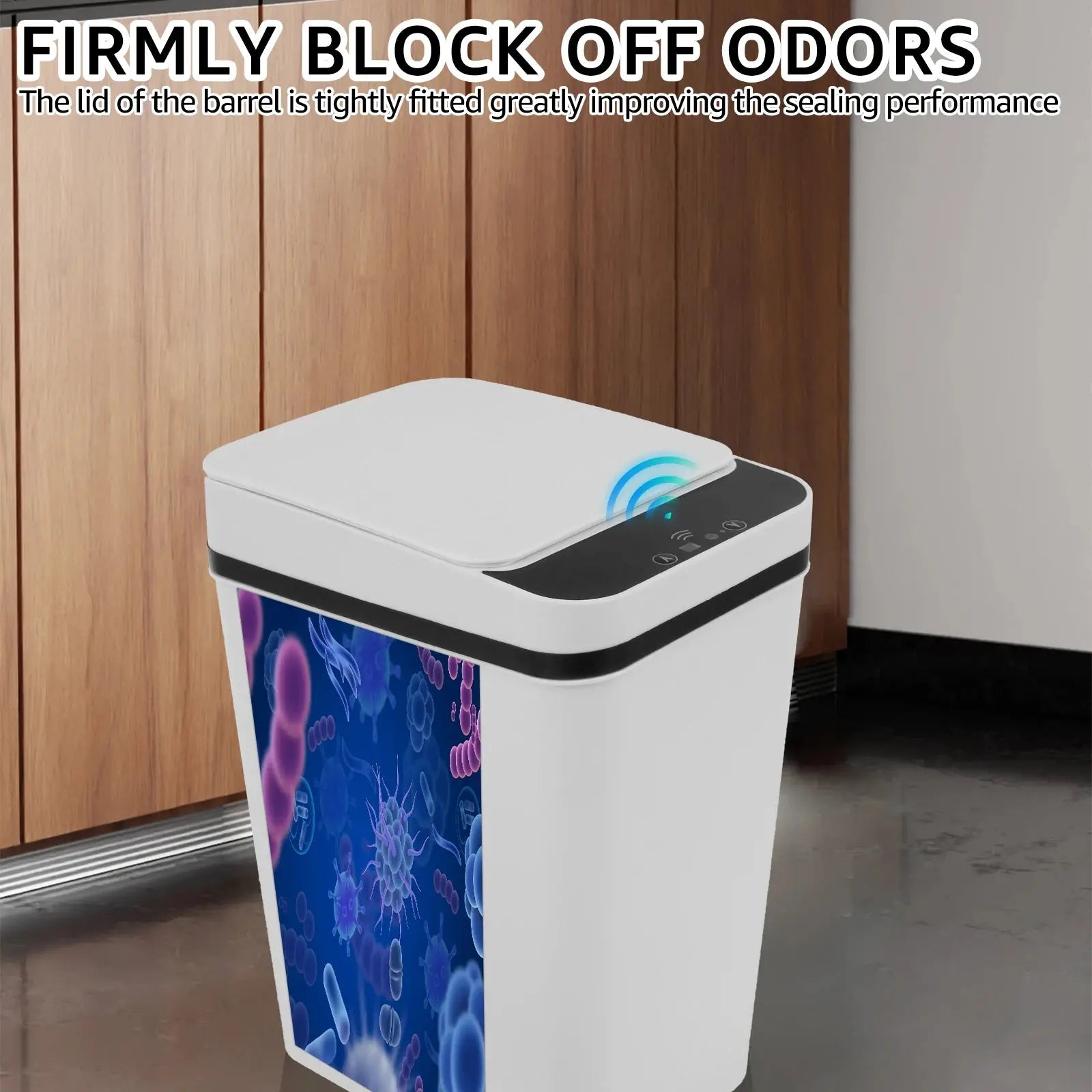 Smart 12L Touchless Infrared Trash Can – Waterproof Automatic Bin for Kitchen & Bath Noels Strive