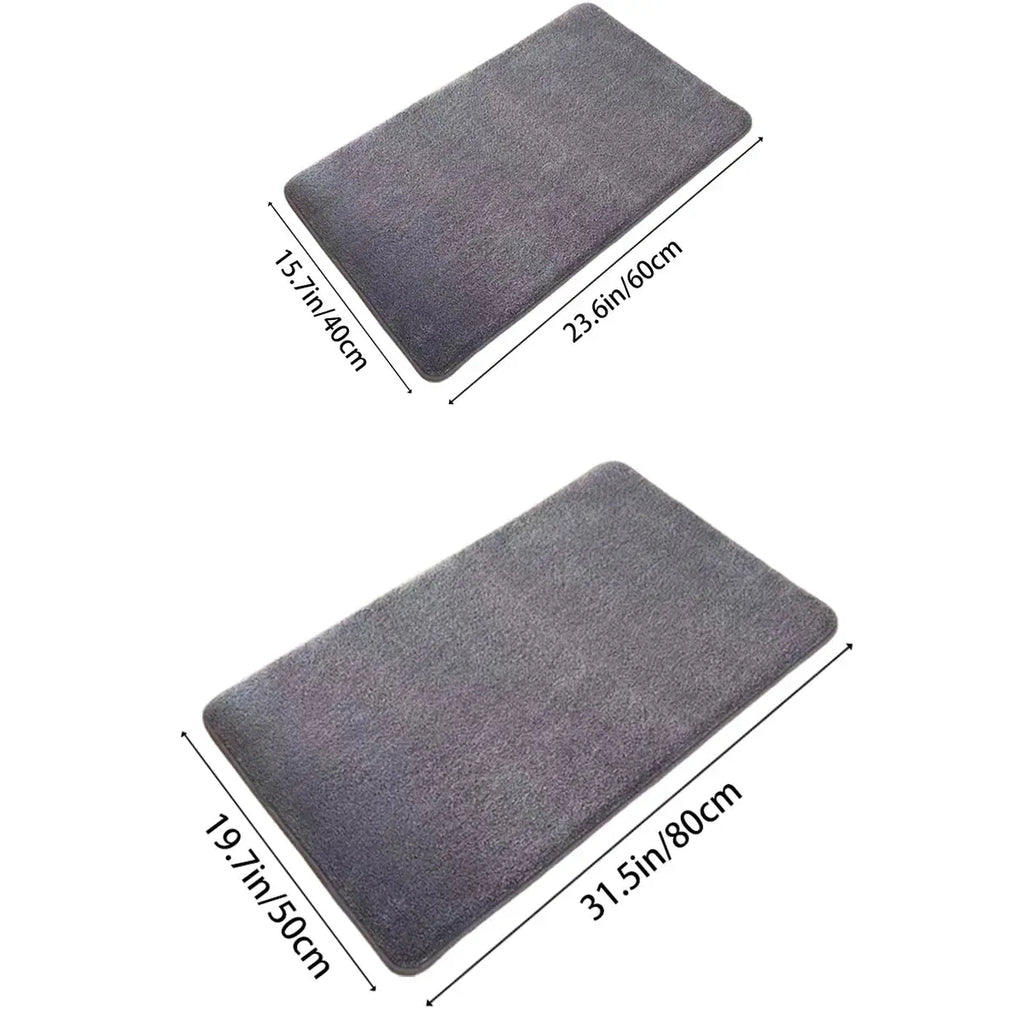 Super Absorbent Coral Velvet Bath Mat – Non-Slip Soft Floor Mat for Bathroom & Entry Noels Strive